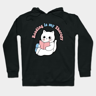 Reading is my therapy Hoodie